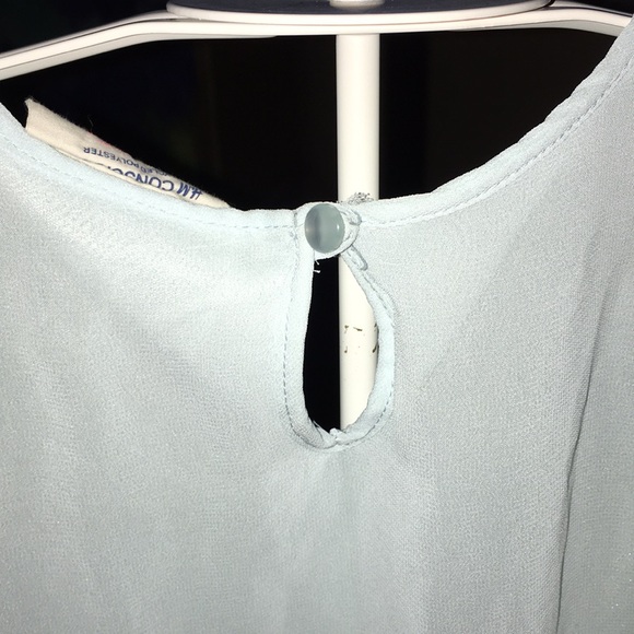 H & M 9/10 years old 3 Tone Light Blue Dress - Picture 5 of 6